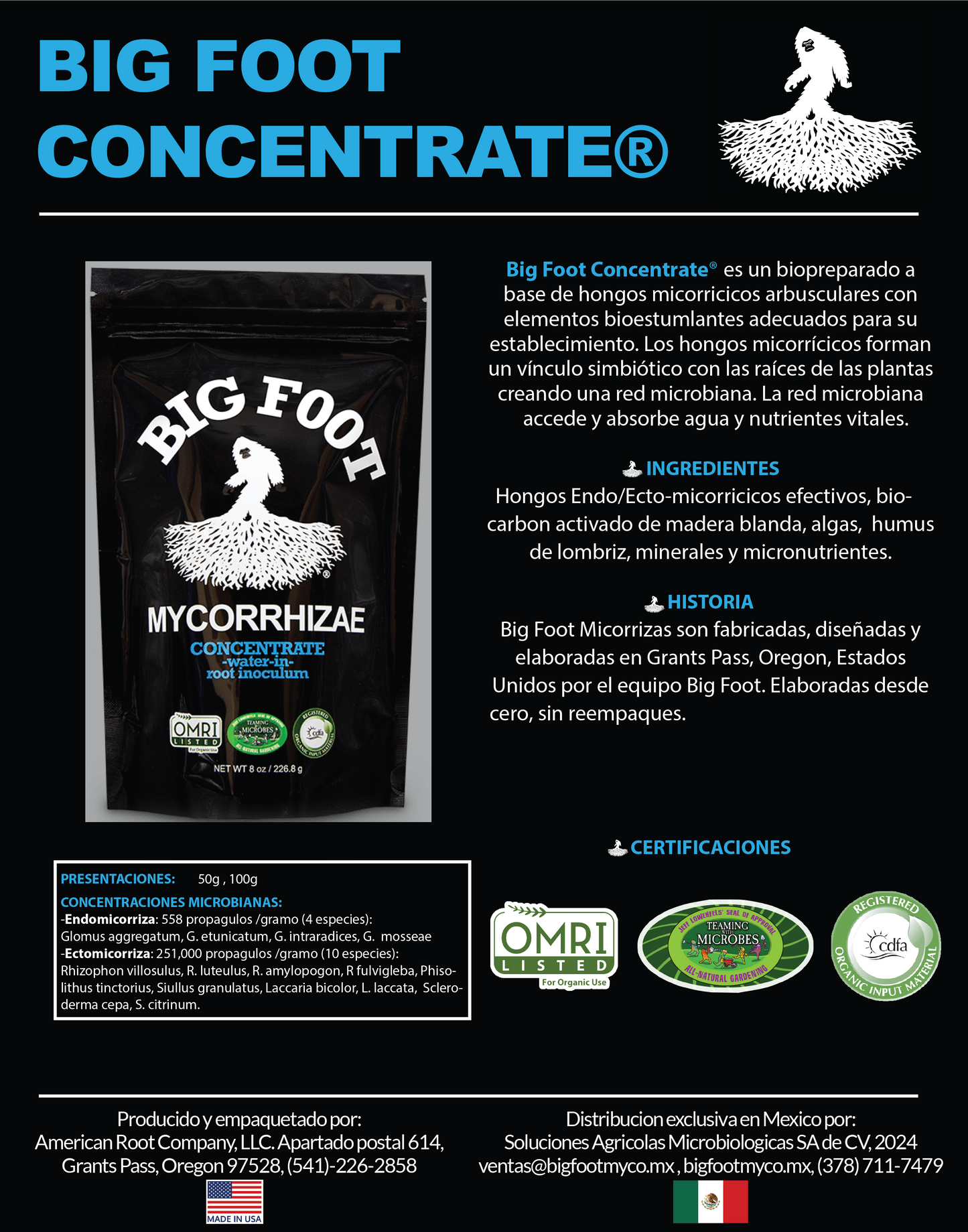 Caja Big Foot Concentrate (Agricultura Version Mexico)